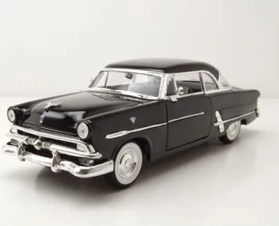 Produktbild von Welly 22093SW Ford Crestline Victoria 1953 schwarz 1:24
