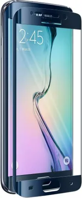 Produktbild von Panzerglas Panzerfolie Samsung Galaxy S7 Edge komplettes Display Schutz Folie Durchsichtig gebogen 0,3mm Weiß