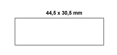 Produktbild von Etiketten Transparent, 152 mm