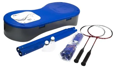 Produktbild von Nils Group - Badminton Set (5er-Pack) PP12492 (Einheitsgröße) (Blau)