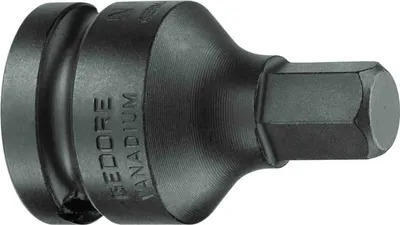 Productafbeelding van Gedore krachtschroefbit, 1/2 inch, zeskantig, 17 mm, artikelnummer IN K 19 17