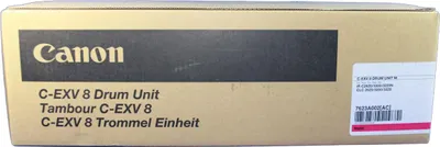 Obrázok produktu pre Canon C-EXV 8, Originál, Canon, IRC3200, CLC3200, CLC2620, IRC2620, CLC3220, 1 kusov, 40000 strany, Laserová tlač