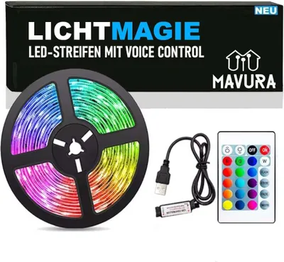 Immagine prodotto di LICHTMAGIE 10m LED Stripe RGB striscia luminosa stringa di luci