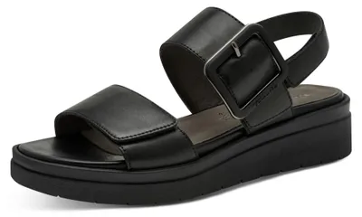 Produktbild von Tamaris Comfort Damen Sandale mit Plateau und großer Schnalle 8-88706-42, Größe:41 EU, Farbe:Schwarz