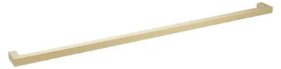 Productafbeelding van Roestvrijstalen handgreep voor meubels, afstand tussen de gaten 480 mm, messingafwerking. Set van 6 stuks