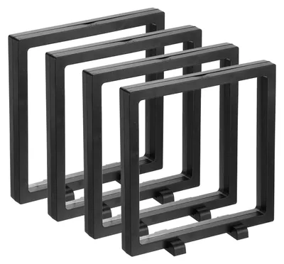 Image de Solidchoice - Coffret de 4 présentoirs transparents flottants pour bijoux