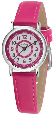 Produktbild von ATRIUM Kinder-Armbanduhr Analog Quarz Mädchen Kunstleder A31-101 pink