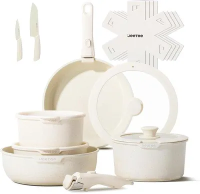 Image de Ensemble d'ustensiles de cuisine compacts, 19 pièces, multifonctionnel