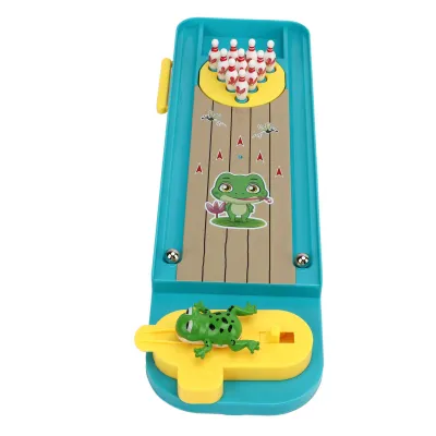 Produktbild von Žaba Bowling Set,Bowling Stolová hra,Žaba Bowling Hra,Bowling Hra pre deti,Bowling Stolová hra Hračky,Detský stôl Bowling Hračky