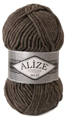Produktbild von 100g Strickgarn Strickwolle Alize Superlana Maxi 25% Wolle, 100g, Farbwahl