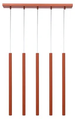 Zdjęcie produktu dla Lampa wisząca SOPEL ceglana 5xG9x3W metal wym:80x60x5cm IP20 Sigma Lighting