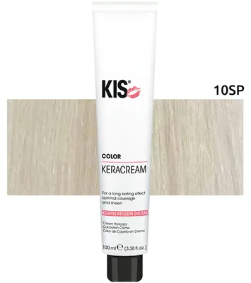 Productafbeelding van KIS Kappers – Kera Cream Color Haarverf – 10SP : Super Platinablond