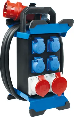 Zdjęcie produktu dla Rozdzielnica zasilania CEE STECKY 12 Wtyczka CEE 400 V, 32 A, 5-biegunowa AS-SCHWABE