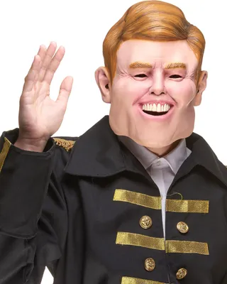 Image de Willem caricatural masque en latex beige - taille unique