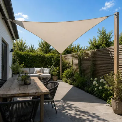 Immagine prodotto di Tenda da sole ProGarden 3,6x3,6x3,6 m Crema Triangolare