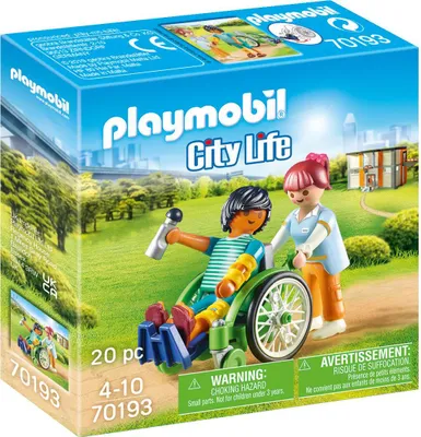 Produktbild von PLAYMOBIL 70193 Patient im Rollstuhl