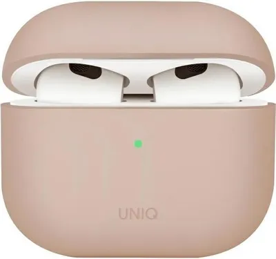 Immagine prodotto di Custodia UNIQ Lino AirPods 4 Silicone rosa/rosa cipria