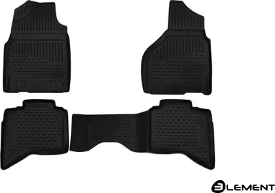 Image de ELEMENT Tapis de sol en caoutchouc compatibles avec Dodge RAM 2012-2018