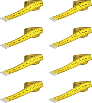 Produktbild von Nahttrenner,Saumtrenner Seam Ripper Set mit Schutzkappe,Groß/Klein Nähen Nahtauftrenner Kommt mit Trimmschere SchneidermaßBand für Nähte Yellow 8 Roll Gelb 2m