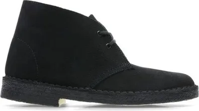 Produktbild von Clarks Originals Boots Desert Boot. Black Sde mit griffiger Laufsohle 1219 Black Sde 39.5