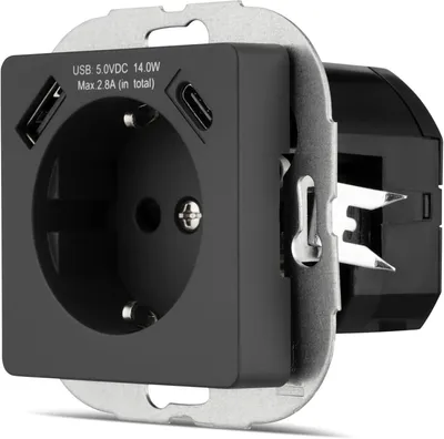 Produktbild von REV NOVA USB-Steckdose | anthrazit