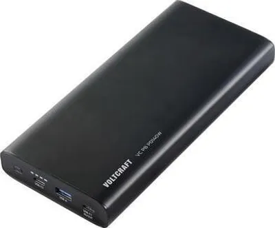 Produktbild von VOLTCRAFT VC PB PD140W Powerbank 22400 mAh Quick Charge 3.0, Power Delivery 3.0 Li-Ion Schwarz (matt) Statusanzeige (VC-13167615)