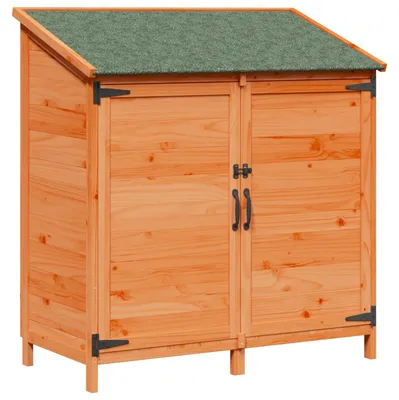 Obrázek produktu pro vidaXL Zahradní domek, hnědý, 106,5 x 56 x 113,5 cm, dřevotříska