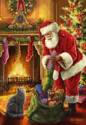 Produktbild von Bluebird Puzzle Weihnachts-Puzzle Santa Has Arrived - 1000 Teile