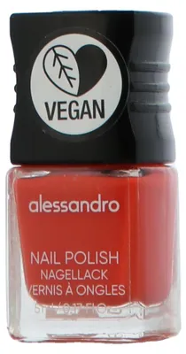 Imagen del producto de Esmalte de uñas Alessandro, color 114, naranja rojo (5 ml)
