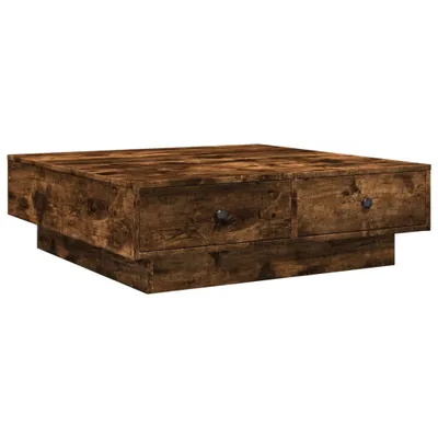 Produktbild von vidaXL Couchtisch Räuchereiche 90x90x28 cm Holzwerkstoff