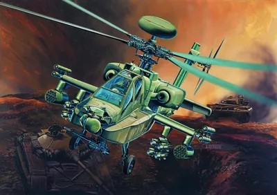 Zdjęcie produktu dla Zestaw modelarski Helikopter 12268 - AH-64D LONGBOW (1:48)