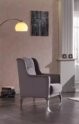 Image de Fauteuil gris Fauteuil inclinable Fauteuil de relaxation Sièges