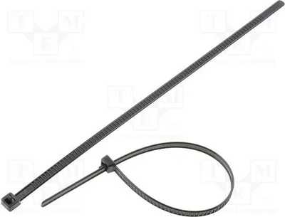 Produktbild von 25x Kabelbinder L: 195mm schwarz 115-00002 Kabelbinder  W: 4,7mm 245N lösbar