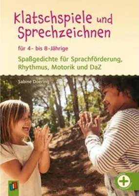 Obrázek produktu pro Klatschspiele und Sprechzeichnen für 4- bis 8-Jährige