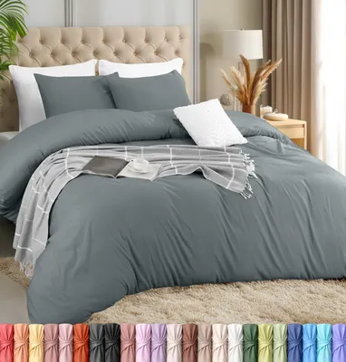 Immagine prodotto di Set di lenzuola Utopia Bedding, leggero, con federe da 50 x 65 cm e copripiumino da 220 x 220 cm