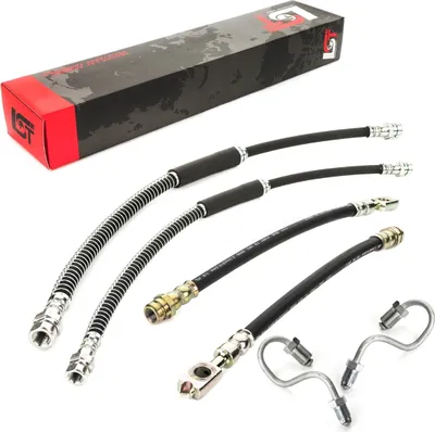 Produktbild von 4x Bremsschlauch Bremsleitung Set vorne hinten für VW Golf 6 VI 5K1 Scirocco