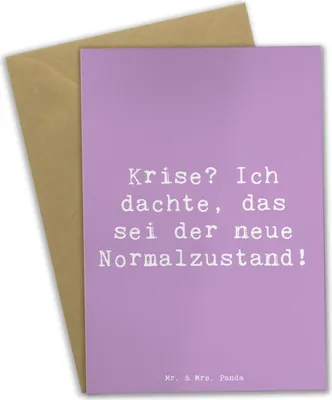 Produktbild von Mr. & Mrs. Panda babykarte Spruch Gelassenheit in Krisen - Lavendeltraum - Geschenk, mentale Stärke, Stimmung, Ruhe finden, Gefühle, weihnachtskarten, Motivation, Zitat