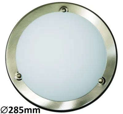 Imagen del producto de Rabalux 5203: Lámpara de techo con un foco tipo "UFO", casquillo E27, color bronce-plata-blanco, forma redonda, estándar, diámetro de 285 mm