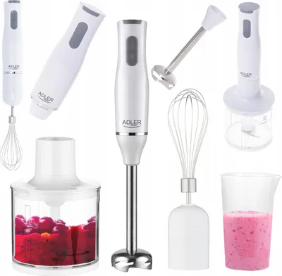 Obrázek produktu pro Adler AD4620 - Multifunkční ruční mixér 800W, nerezový nůž, turbo režim