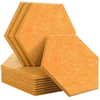 Image de 12 panneaux absorbants acoustiques pour la maison et le studio