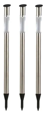 Zdjęcie produktu dla GLOBO 33961-3, Stal nierdzewna, Plastik, IP44, LED, 0,06 W, 3.2 V, 1 szt.