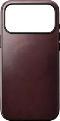 Produktbild von Nomad Modern Leather Case iPhone 17 Pro Max Burgundy Horween