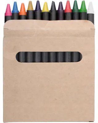 Produktbild von Wachsmalstifte Set 12 Farben für Kinder