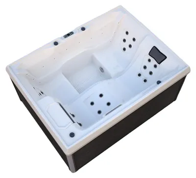 Produktbild von HOME DELUXE Whirlpool »Outdoor Whirlpool STREAM« inkl. Heizung, 24 Massagedüsen & LED's