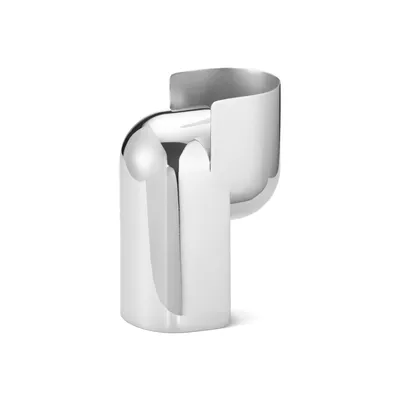 Produktbild von Georg Jensen NENDO TAPER CANDLEHOLDER, SMALL STAINLESS STEEL, MIRROR 10019578