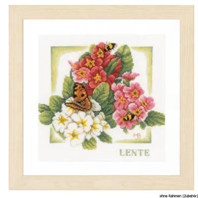 Produktbild von Lanarte PN-0162302 Der Frühling Kreuzstichpackung