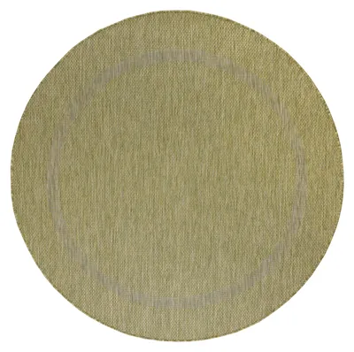 Produktbild von Villa Möbel Relico Terrasse, Garten-Teppich, Outdoorteppich, Einfarbig, Farbe:Grün, Grösse:160 cm Rund