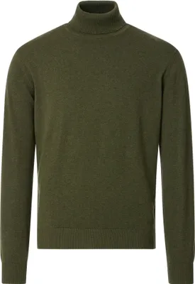 Produktbild von REDMOND Casual Herren Pullover Langarm Rollkragen Olivgrün M