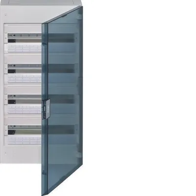 Produktbild von HAGER vega Verteiler Aufputz 4x18 IP40 Tür transparentne VB418TB