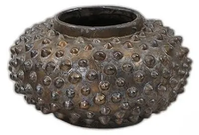 Image de Vase en céramique vintage, idéale pour les fleurs séchées et la décoration